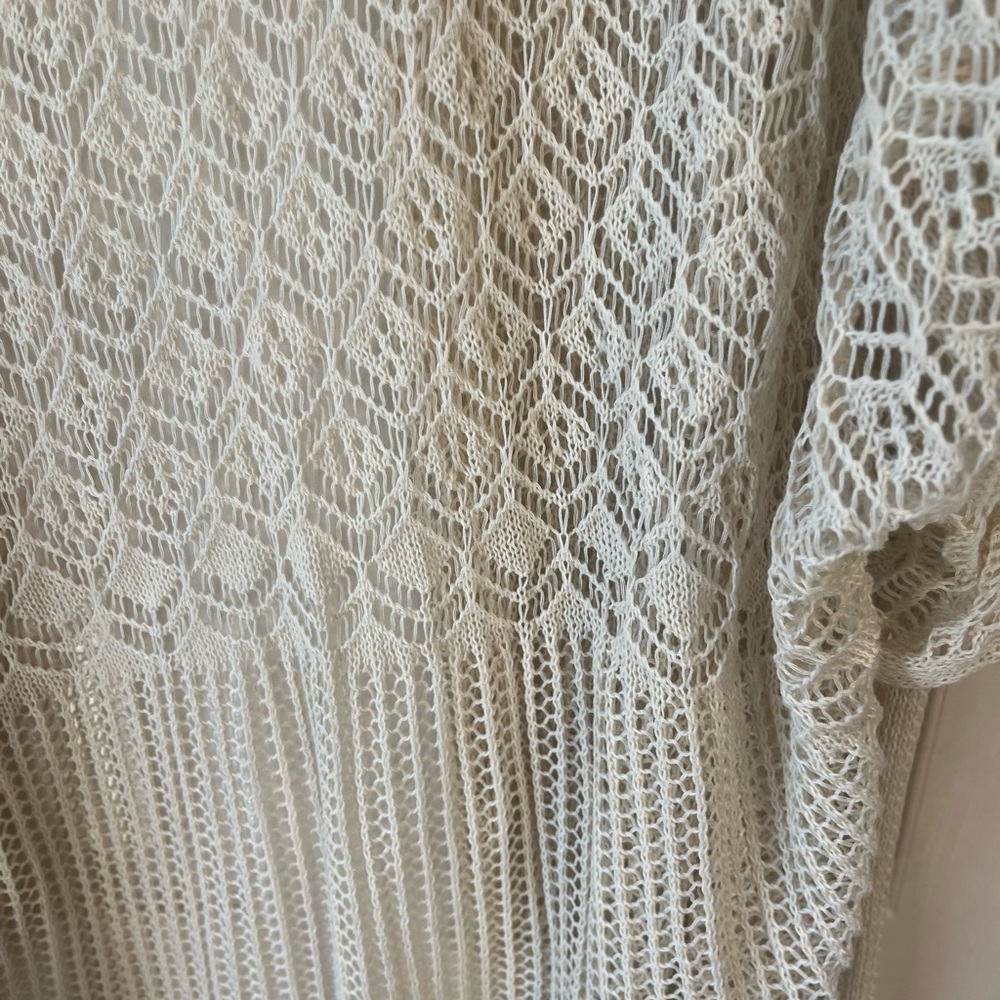Cream Open-Knit Cover - Picture 5 of 5